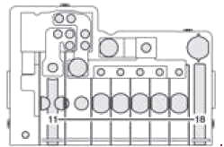Diagrama da Caixa de Fus�veis Mercedes Sprinter (W906) 2006-2017